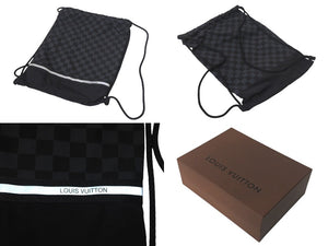 Very good condition Louis Vuitton Damier Graphite Gym Set Black M72514 Complete with accessories Used 4c068288