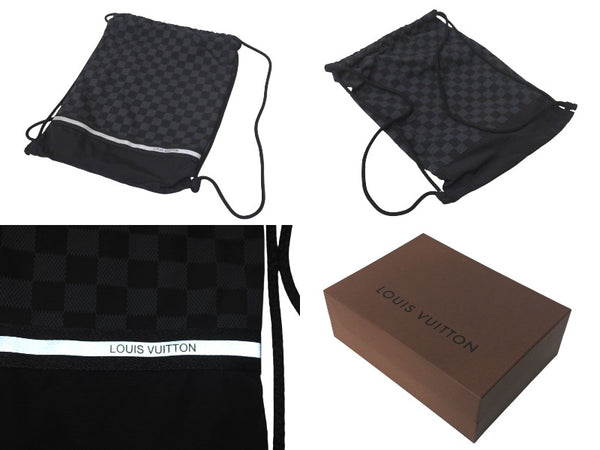 Very good condition Louis Vuitton Damier Graphite Gym Set Black M72514 Complete with accessories Used 4c068288