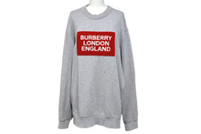 Load image into Gallery viewer, BURBERRY バーバリー 19AW ロゴアップリケ クルーネック スウェット トレーナー スウェット 中古 良品 4c069554