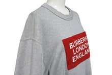 Load image into Gallery viewer, BURBERRY バーバリー 19AW ロゴアップリケ クルーネック スウェット トレーナー スウェット 中古 良品 4c069554