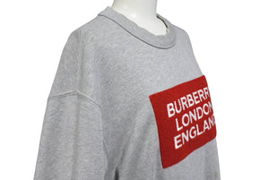 BURBERRY バーバリー 19AW ロゴアップリケ クルーネック スウェット トレーナー スウェット 中古 良品 4c069554