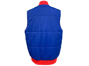 Mitchell&Ness Michelle &amp; Ness Sleeveless Down Vest, Size M, Orange, 6076A280539, Excellent Condition, Used, 4c069663