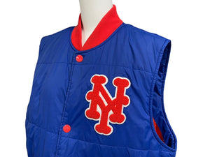 Mitchell&Ness Michelle &amp; Ness Sleeveless Down Vest, Size M, Orange, 6076A280539, Excellent Condition, Used, 4c069663