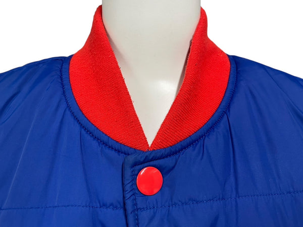 Mitchell&Ness Michelle &amp; Ness Sleeveless Down Vest, Size M, Orange, 6076A280539, Excellent Condition, Used, 4c069663