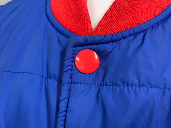 Mitchell&Ness Michelle &amp; Ness Sleeveless Down Vest, Size M, Orange, 6076A280539, Excellent Condition, Used, 4c069663