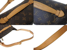 Load image into Gallery viewer, 極美品 LOUIS VUITTON ルイヴィトン ボディバッグ M43644 バムバッグ ブラウン モノグラムキャンバス 中古 4c069735