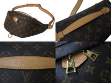 Load image into Gallery viewer, 極美品 LOUIS VUITTON ルイヴィトン ボディバッグ M43644 バムバッグ ブラウン モノグラムキャンバス 中古 4c069736