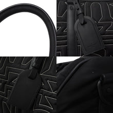 画像をギャラリービューアに読み込む, LOUIS VUITTON ルイヴィトン キーポルバンドリエール50 ボストンバッグ M21428 LVスノーカプセルコレクション ナイロン レザー 美品 中古 4c069825