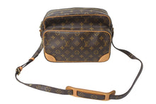 Load image into Gallery viewer, LOUIS VUITTON ルイヴィトン モノグラム ナイル ショルダーバッグ M45244 ブラウン PVC ヌメ革 ゴールド金具 美品 中古 4c069913