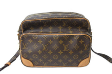 Load image into Gallery viewer, LOUIS VUITTON ルイヴィトン モノグラム ナイル ショルダーバッグ M45244 ブラウン PVC ヌメ革 ゴールド金具 美品 中古 4c069913