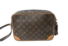 Load image into Gallery viewer, LOUIS VUITTON ルイヴィトン モノグラム ナイル ショルダーバッグ M45244 ブラウン PVC ヌメ革 ゴールド金具 美品 中古 4c069913