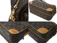 Load image into Gallery viewer, LOUIS VUITTON ルイヴィトン モノグラム ナイル ショルダーバッグ M45244 ブラウン PVC ヌメ革 ゴールド金具 美品 中古 4c069913