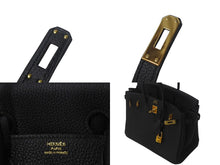 Load image into Gallery viewer, 新品同様 HERMES エルメス バーキン25 ハンドバッグ A刻印 トゴ ノワール ゴールド金具 中古 4c700007