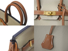 Load image into Gallery viewer, 新品同様 HERMES エルメス バーキン25 ハンドバッグ D刻印 トゴ トレンチ ゴールド マットゴールド金具 パーソナルオーダー品 中古 4c700013