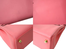 Load image into Gallery viewer, 極美品 HERMES エルメス ケリー25 2WAY ショルダーバッグ C刻印 ヴォースイフト ローズアザレ ゴールド金具 中古 4c700024