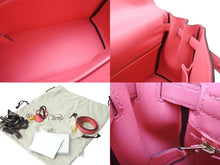 Load image into Gallery viewer, 極美品 HERMES エルメス ケリー25 2WAY ショルダーバッグ C刻印 ヴォースイフト ローズアザレ ゴールド金具 中古 4c700024
