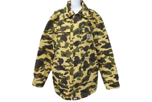 A BATHING APE × CARHARTT アベイシングエイプ カーハート アクティブジャケット 06AW サイズM カモ柄 ACE-04701 中古 美品 4c070109