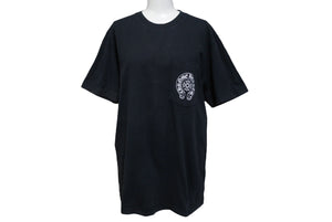 CHROME HEARTS クロムハーツ Honolulu Horseshoe 半袖Ｔシャツ サイズM ホノルル限定 ホースシュー ブラック 良品 中古 4c070135