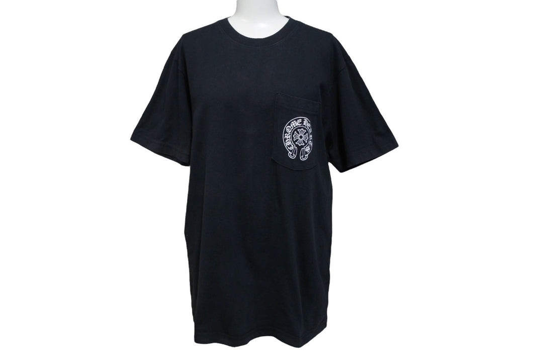 CHROME HEARTS クロムハーツ Honolulu Horseshoe 半袖Ｔシャツ サイズM ホノルル限定 ホースシュー ブラック 良品 中古 4c070135