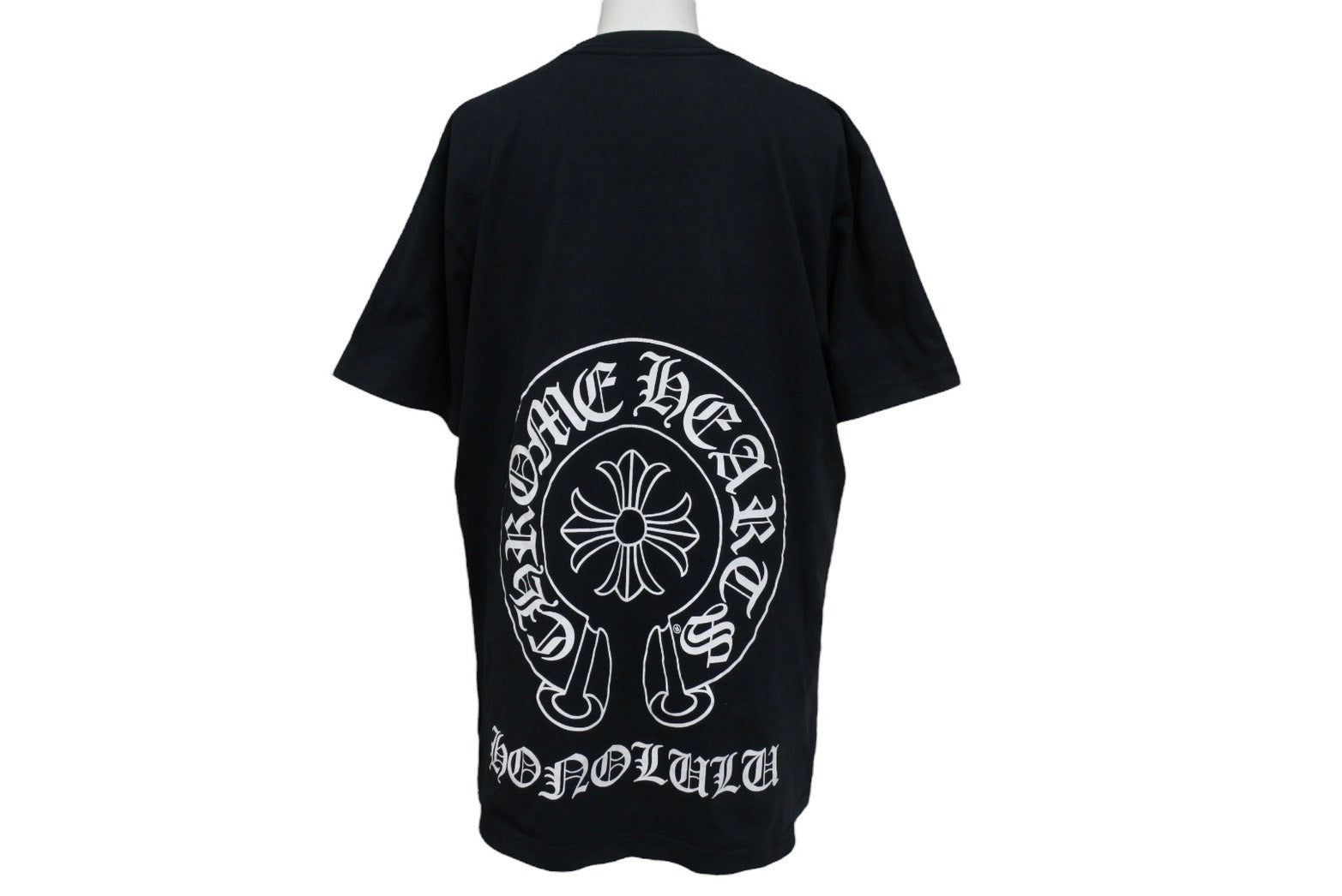 CHROME HEARTS クロムハーツ Honolulu Horseshoe 半袖Ｔシャツ サイズM ホノルル限定 ホースシュー ブラック 良品  中古 4c070135 – Casanova Vintage