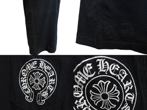 CHROME HEARTS クロムハーツ Honolulu Horseshoe 半袖Ｔシャツ サイズM ホノルル限定 ホースシュー ブラック 良品 中古 4c070135