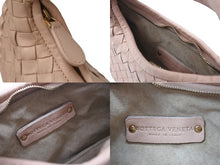 Load image into Gallery viewer, BOTTEGAVENETA ボッテガヴェネタ HOBO ホーボー ミニワンショルダーバッグ イントレチャート ピンク 美品 中古 4c070140