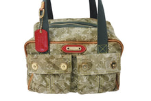画像をギャラリービューアに読み込む, LOUIS VUITTON ルイヴィトン 08AW モノグラモフラージュ デニム ジャスミン ハンドバッグ M95772 カーキ 村上隆 廃盤 美品 中古 4c070269