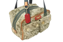 画像をギャラリービューアに読み込む, LOUIS VUITTON ルイヴィトン 08AW モノグラモフラージュ デニム ジャスミン ハンドバッグ M95772 カーキ 村上隆 廃盤 美品 中古 4c070269
