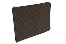 Load image into Gallery viewer, 極美品 LOUIS VUITTON ルイヴィトン クラッチバッグ ポッシュドキュマン モノグラムキャンバス ブラウン M53456 中古 4c070552