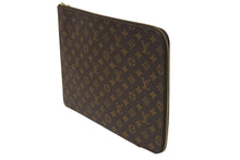 Load image into Gallery viewer, 極美品 LOUIS VUITTON ルイヴィトン クラッチバッグ ポッシュドキュマン モノグラムキャンバス ブラウン M53456 中古 4c070552