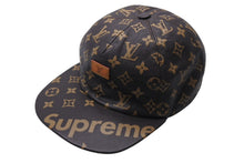 Load image into Gallery viewer, LOUIS VUITTON x SUPREME ルイヴィトン x シュプリーム 5-Panel Hat 5パネル キャップ MP1879 モノグラム 美品 中古 4c070857