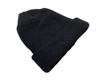 画像をギャラリービューアに読み込む, 極美品 CHROME HEARTS クロムハーツ CHロゴ ニットキャップ ビーニー サマーニット ブラック ウール ONE SIZE 刺繍 中古 4c071077