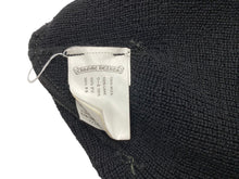 画像をギャラリービューアに読み込む, 極美品 CHROME HEARTS クロムハーツ CHロゴ ニットキャップ ビーニー サマーニット ブラック ウール ONE SIZE 刺繍 中古 4c071077