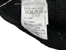 Load image into Gallery viewer, 極美品 CHROME HEARTS クロムハーツ CHロゴ ニットキャップ ビーニー サマーニット ブラック ウール ONE SIZE 刺繍 中古 4c071077