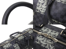 Load image into Gallery viewer, 新品同様 LOUIS VUITTON ルイヴィトン クリストファーネメス ボストンバッグ キーポル45バンドリエール N41573 中古 4c071180