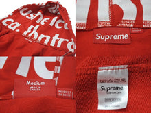 Load image into Gallery viewer, SUPREME シュプリーム Legal Business Hoodie リーガルビジネスパーカー 07AW レッド ホワイト M 美品 中古 4c074307