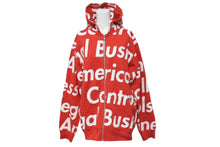 Load image into Gallery viewer, SUPREME シュプリーム Legal Business Hoodie リーガルビジネスパーカー 07AW レッド ホワイト M 美品 中古 4c074307