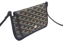 画像をギャラリービューアに読み込む, 極美品 GOYARD ゴヤール プリュメ ショルダーバッグ レザー PVC ブラックシルバー金具中古 4c074372