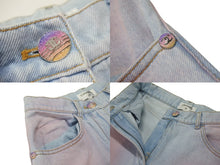Load image into Gallery viewer, 極美品 CHANEL シャネル グラデーション ココマーク ワイドデニムパンツ ジーンズ P76361V68290 サイズ 34 中古 4c074510
