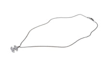 Load image into Gallery viewer, 極美品 CHANEL シャネル ネックレス チョーカー ココマーク ラインストーン 09V メタル ラインストーン シルバー 美品 中古 4c075490