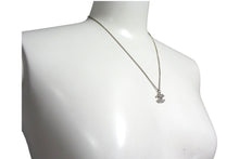 Load image into Gallery viewer, 極美品 CHANEL シャネル ネックレス チョーカー ココマーク ラインストーン 09V メタル ラインストーン シルバー 美品 中古 4c075490