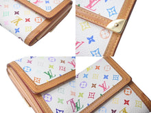 画像をギャラリービューアに読み込む, LOUIS VUITTON ルイ ヴィトン 財布 ポルトモネビエカルトクレディ M92983 モノグラム マルチカラー ホワイト 村上隆 ゴールド金具 良品 中古 4c076220