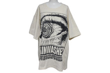 Load image into Gallery viewer, 新品未使用 HELLSTAR ヘルスター 23FW アイボール 半袖Ｔシャツ ホワイト プリント BRAINWASHED？ トップス サイズL 中古 4c075175