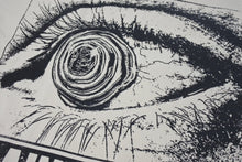 Load image into Gallery viewer, 新品未使用 HELLSTAR ヘルスター 23FW アイボール 半袖Ｔシャツ ホワイト プリント BRAINWASHED？ トップス サイズL 中古 4c075175