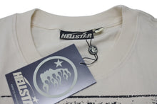 Load image into Gallery viewer, 新品未使用 HELLSTAR ヘルスター 23FW アイボール 半袖Ｔシャツ ホワイト プリント BRAINWASHED？ トップス サイズL 中古 4c075175