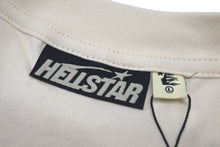 Load image into Gallery viewer, 新品未使用 HELLSTAR ヘルスター 23FW アイボール 半袖Ｔシャツ ホワイト プリント BRAINWASHED？ トップス サイズL 中古 4c075175
