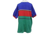 画像をギャラリービューアに読み込む, POLO RALPH LAUREN ポロ ラルフローレン ポロシャツ 90s サイズL マルチカラー レッド グリーン ブルー 中古 美品 4C070940