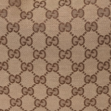 画像をギャラリービューアに読み込む, GUCCI グッチ GGキャンバス ショルダーバッグ 153010 ワンショルダー セミレザー カーキベージュ 白 アイボリー 4a000269