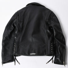 画像をギャラリービューアに読み込む, 極美品 CHROME HEARTS クロムハーツ JJ DEAN JJ ディーン ダガージップ ライダース レザージャケット サイズS ブラック 中古 4a000613
