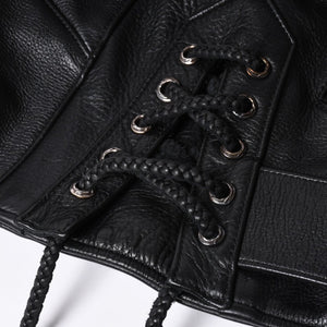 極美品 CHROME HEARTS クロムハーツ JJ DEAN JJ ディーン ダガージップ ライダース レザージャケット サイズS ブラック 中古 4a000613